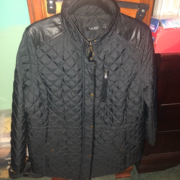 Lauren Ralph Lauren Jackets & Blazers - Lauren Ralph Lauren Quilted Black Jacket